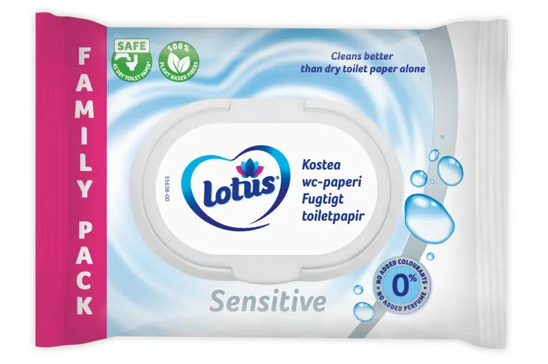 Sensitive fugtigt toiletpapirSensitive fugtigt toiletpapir Main 42