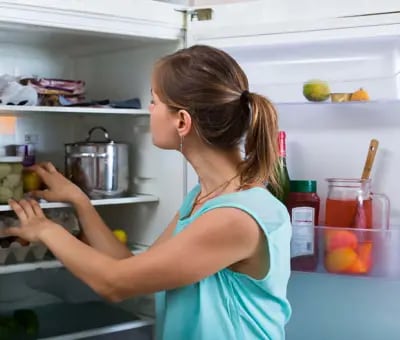 washing fridge