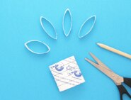 objet en carton fleur 01