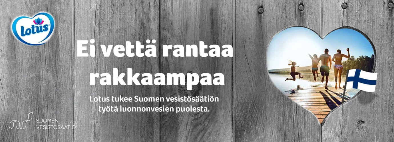 Ei vettä rantaa rakkaampaa