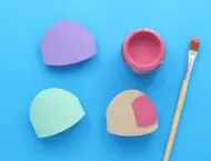 Plastic crafts jellyfish
