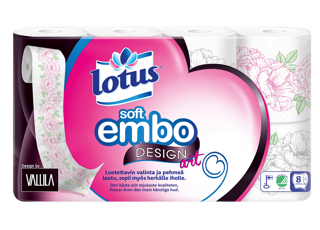 Lotus Soft Embo Design Art Vallila