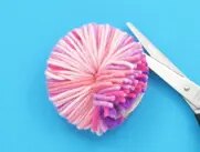 faire un pompon carton 05