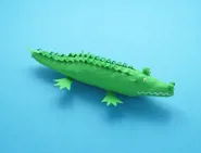 comment faire du papier mache crocodile 09