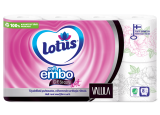 Lotus Soft Embo Design Art Vallila