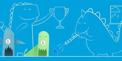 Dinosaures fabriqués en carton pour fabriquer ses jeux de société soi-même