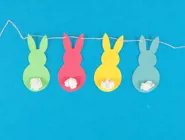easter crafts bunny garland 05