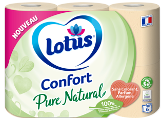 Papier toilette Lotus Pure Natural