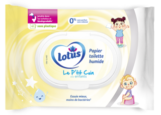 Papier toilette humide Lotus Le P'tit Coin