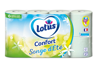 Papier toilette Lotus Confort Songe d'été