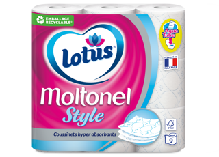 Papier toilette Lotus Moltonel Style