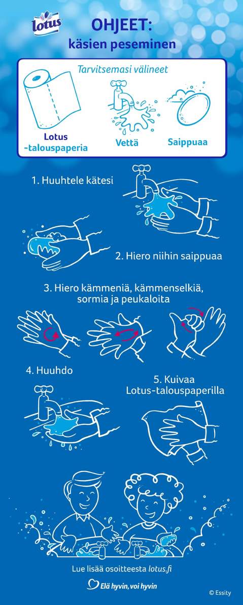 kasien pesu ohjeet opas