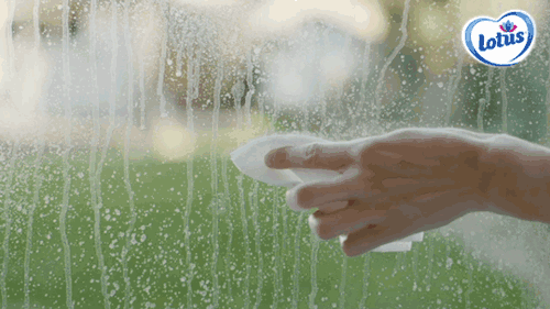Prepare the windows for cleaning