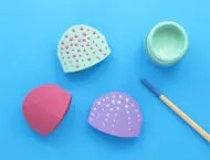 Plastic crafts jellyfish