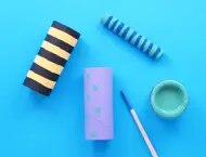Plastic crafts insects
