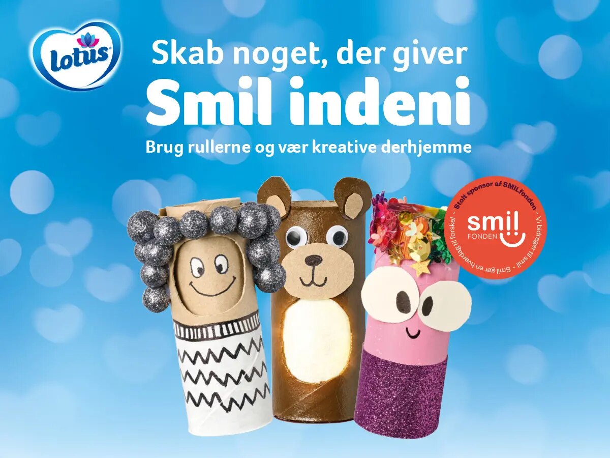Vi skaber smil indeni for syge børn og deres familier