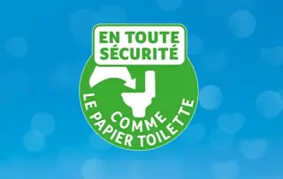 Un papier toilette humide qui se jette aux toilettes comme un papier toilette sec