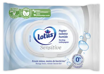 Papier toilette humide Lotus
