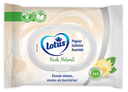 Papier toilette humide Lotus